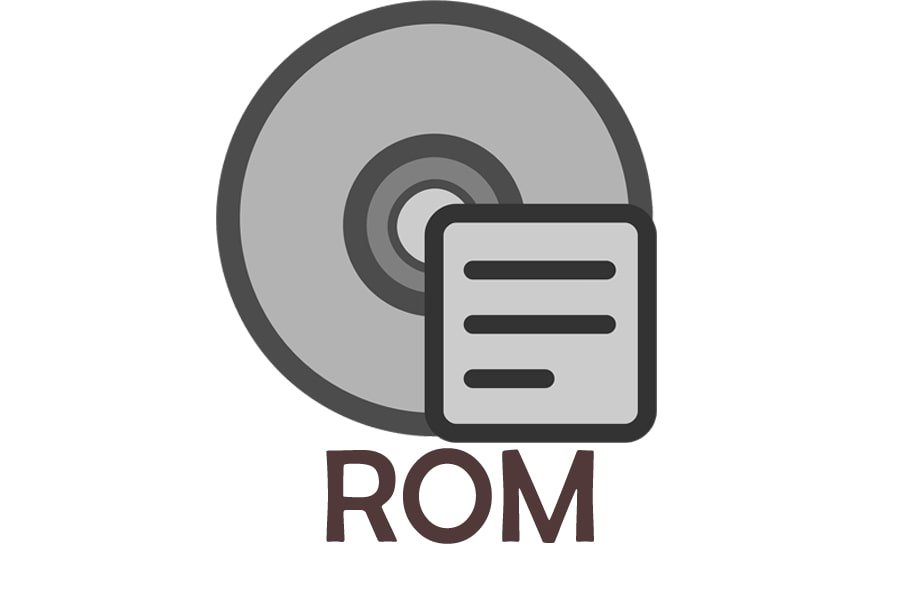 Vector image of a computer ROM